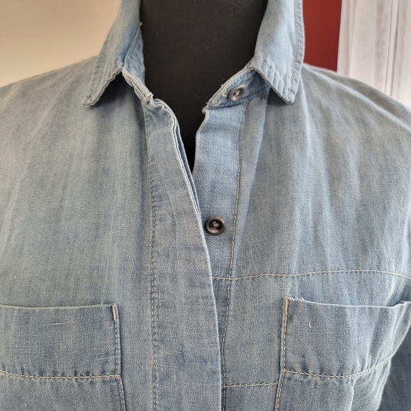 GAP 1969 Denim Chambry Romper Size XS EUC - Picture 2 of 13